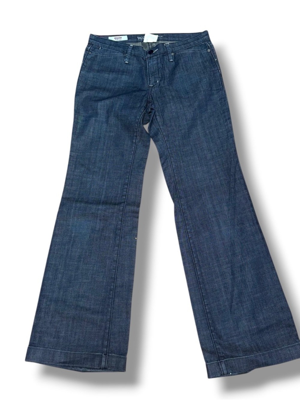 Banana Republic Modern Wide Leg low rise jeans
